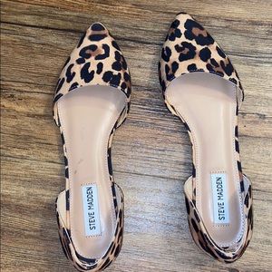 Steve Madden cheetah print flats